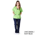 CONTRAST JERSEY SCRUB SET - Image 4