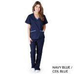 CONTRAST JERSEY SCRUB SET - Image 5