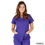 ULTRASOFT MOCK WRAP SCRUB TOP (STYLE# 8115) - Image 6