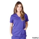 ULTRASOFT 5 PKT SCRUB TOP (STYLE# 8118)