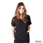 ULTRASOFT CROSS OVER MOCK WRAP SCRUB TOP (STYLE# 8119) - Image 3