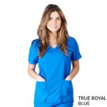 ULTRASOFT CROSS OVER MOCK WRAP SCRUB TOP (STYLE# 8119) - Image 8