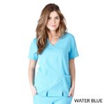 ULTRASOFT CROSS OVER MOCK WRAP SCRUB TOP (STYLE# 8119) - Image 9