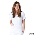 ULTRASOFT CROSS OVER MOCK WRAP SCRUB TOP (STYLE# 8119) - Image 10