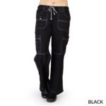 Super Soft, Comfort Stretch, Junior Fit Contrast Stitch Cargo Pants - Image 2