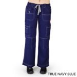 Super Soft, Comfort Stretch, Junior Fit Contrast Stitch Cargo Pants - Image 6