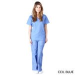 WOMENS MOCK WRAP SCRUB SET (STYLE# MM001) - Image 3