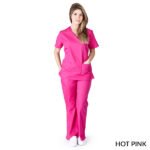 WOMENS MOCK WRAP SCRUB SET (STYLE# MM001) - Image 4