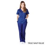 WOMENS MOCK WRAP SCRUB SET (STYLE# MM001) - Image 5