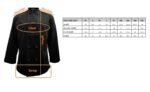 Long Sleeve Chef Coat Knot Button Chef Coat-Easy-Care Twill (STYLE# 1032) - Image 2