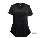 ULTRASOFT STRETCH MOCK WRAP SCRUB TOP (STYLE# 8201) - Image 2
