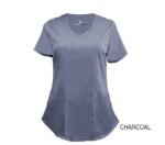 ULTRASOFT STRETCH MOCK WRAP SCRUB TOP (STYLE# 8201) - Image 5