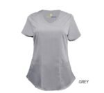 ULTRASOFT STRETCH MOCK WRAP SCRUB TOP (STYLE# 8201) - Image 6