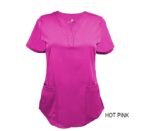 M&M SCRUBS Women's Ultra Soft Stretch Drop-Neck 2 Pocket Scrub Top (STYLE# 8200)