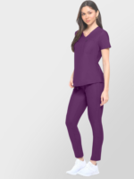 Women's Scrub Set Ultra Stretch Form Fitting Scrubs - Image 8