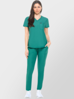 Women's Scrub Set Ultra Stretch Form Fitting Scrubs - Image 4